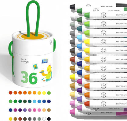 Non-Toxic Mess-Free Washable Twist Crayons for Toddlers🖍️✨