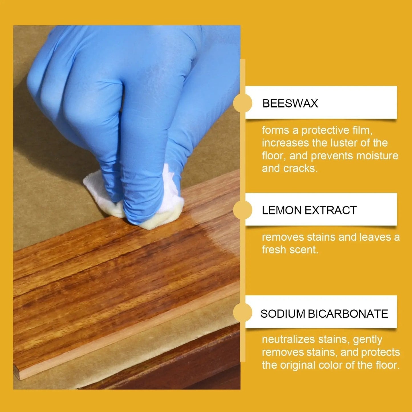 Beeswax Wood Polish Spray – Natural Shine, Anti-Dust, Non-Greasy for Furniture & Floors