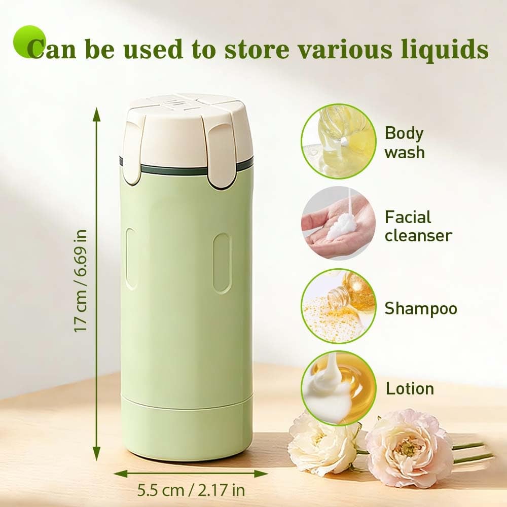 4 in 1 Travel Dispenser, 4 Pack 30ML Travel Bottles for Toiletries