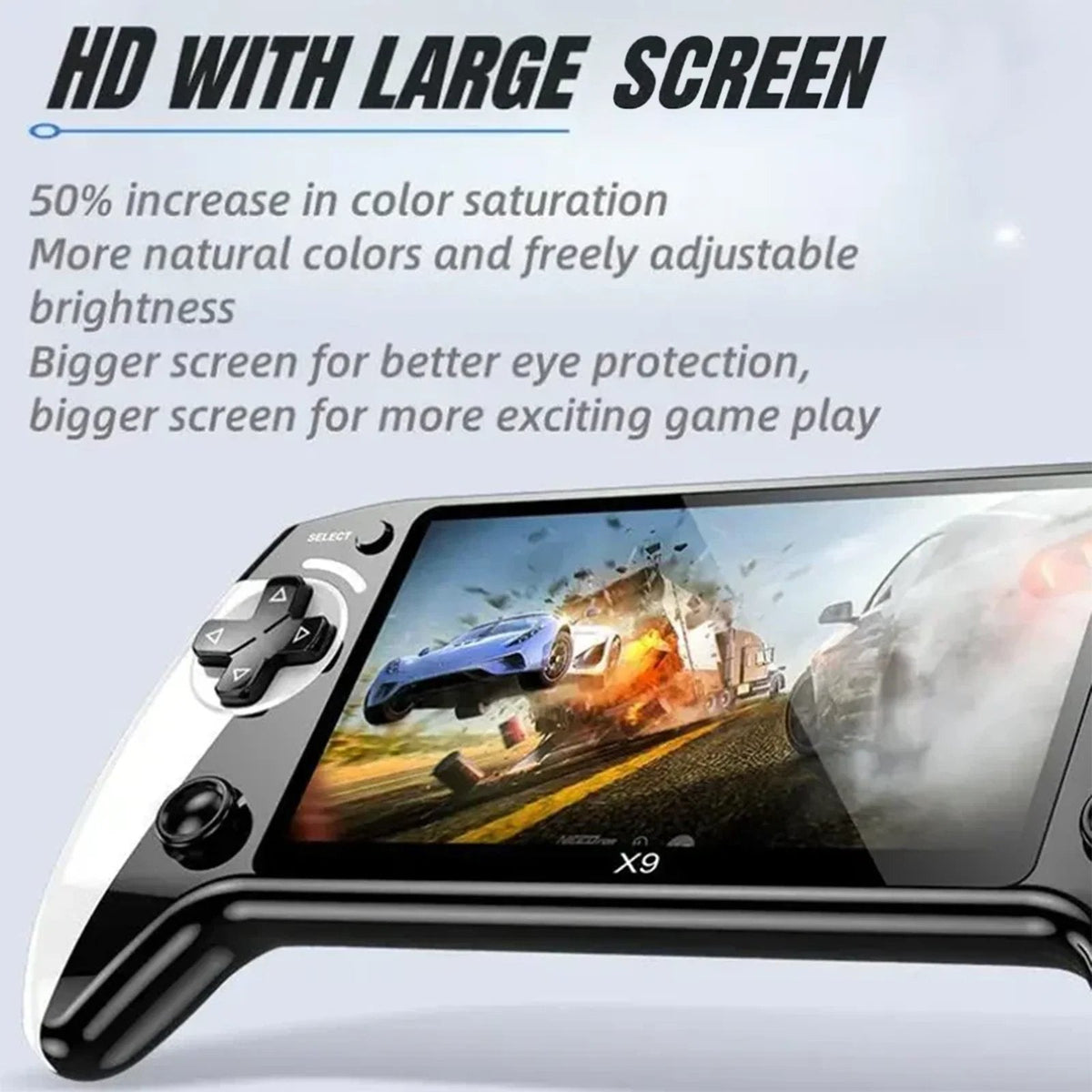 🎮Portable retro game console, ultra-high definition graphics(5000+ games)🕹️