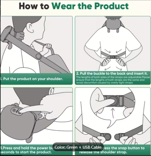 Flex Ease Cordless Neck Shoulder & leg Massager